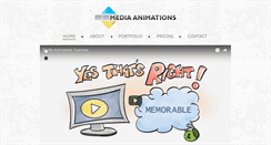 Desktop Screenshot of mediaanimations.com